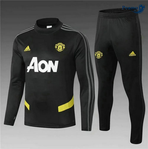 Survetement Manchester United Enfant Noir 2019-2020
