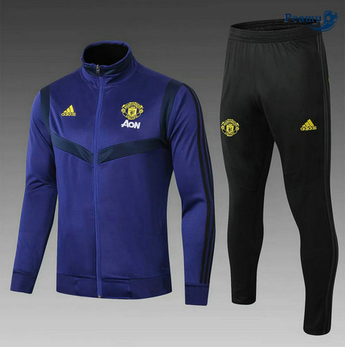 Veste Survetement Manchester United Enfant Bleu navy 2019-2020