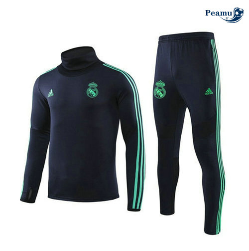 Survetement Real Madrid Enfant Bleu navy Collo Alto 2019-2020