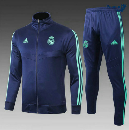 Veste Survetement Real Madrid Enfant Bleu navy 2019-2020