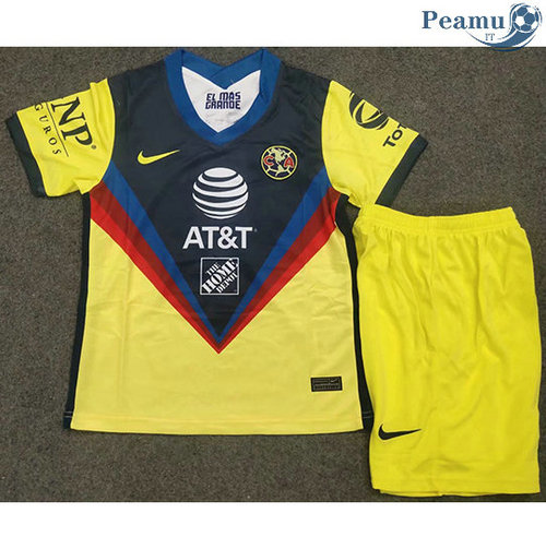 Maillot foot CF America Enfant Jaune 2020-2021