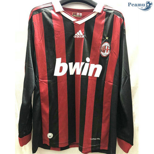 Maillot Rétro AC Milan Manche Longue 2009