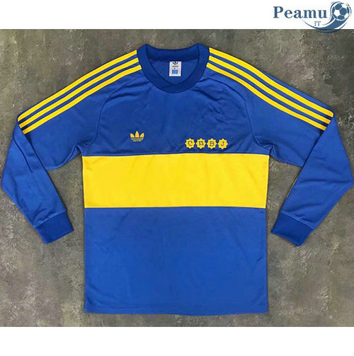 Maillot Rétro Boca Juniors Domicile Manche Longue 1981