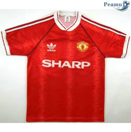 Maillot Rétro Manchester United Domicile 1990-92