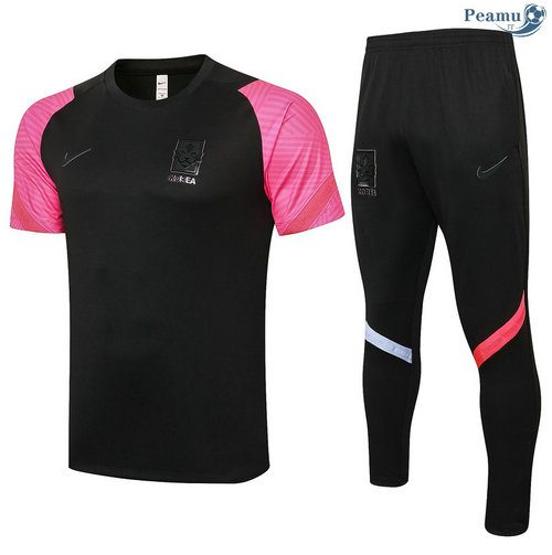 Kit Maillot Entrainement Corée + Pantalon Noir 2020-2021