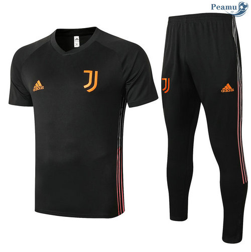 Kit Maillot Entrainement Juventus + Pantalon Noir 2020-2021