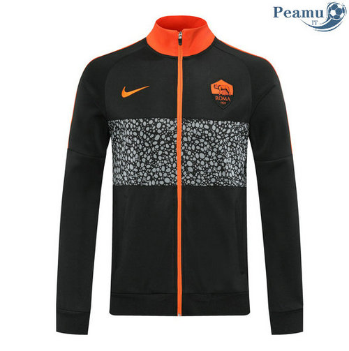 Veste foot AS Rome Noir 2020-2021
