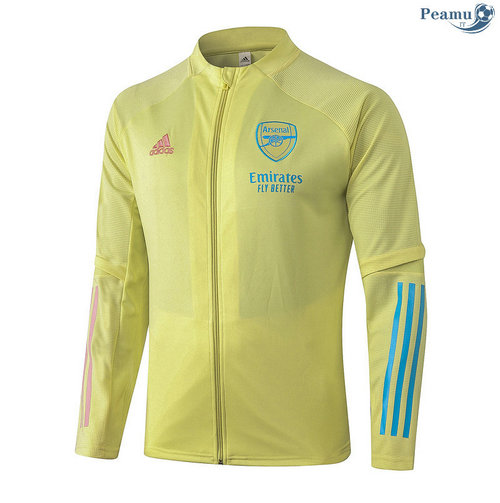 Veste foot Arsenal Jaune 2020-2021