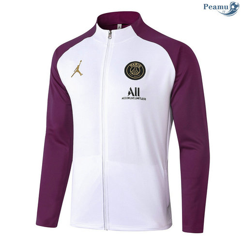 Veste foot Jordan Blanc/Violet 2020-2021