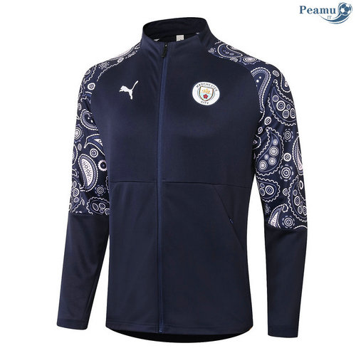 Veste foot Manchester City Bleu Marine 2020-2021