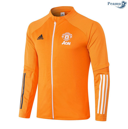 Veste foot Manchester United Orange 2020-2021