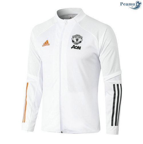 Veste foot Manchester United Blanc 2020-2021