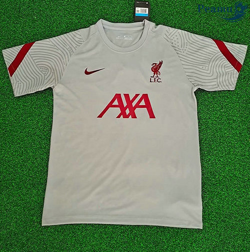 Maillot foot Liverpool Entrainement Gris 2020-2021