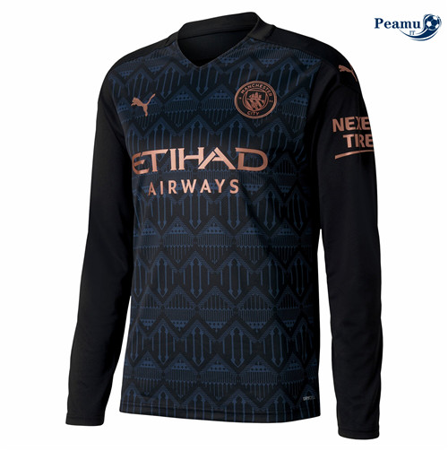 Maillot foot Manchester City Exterieur Manche Longue 2020-2021