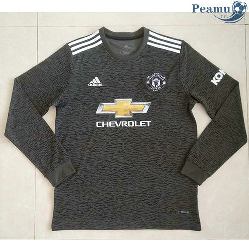 Maillot foot Manchester United Exterieur Manche Longue 2020-2021