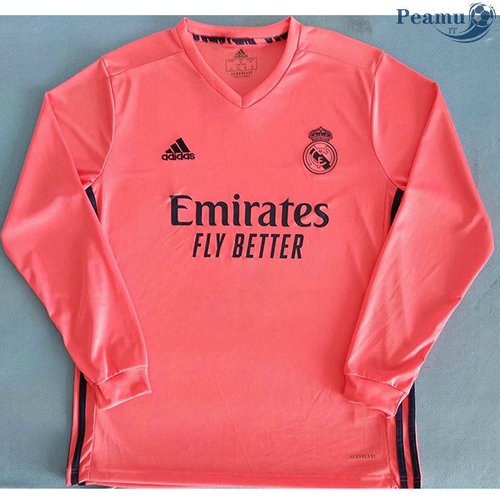 Maillot foot Real Madrid Exterieur Manche Longue 2020-2021