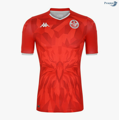 Maillot foot Tunisie Exterieur Rouge 2020-2021