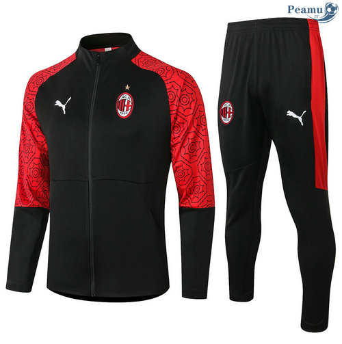 Veste Survetement AC Milan Noir 2020-2021
