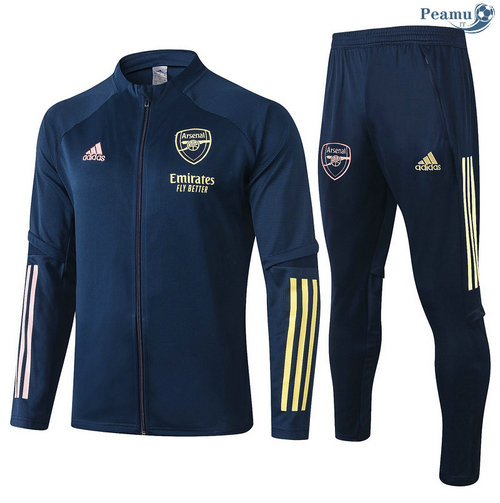 Veste Survetement Arsenal Bleu Marine 2020-2021