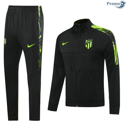 Veste Survetement Atletico Madrid Noir 2020-2021