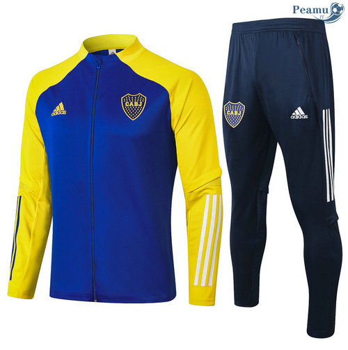 Veste Survetement Boca Juniors Bleu/Jaune 2020-2021