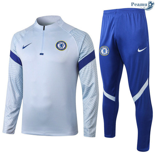 Survetement Chelsea Gris clair 2020-2021