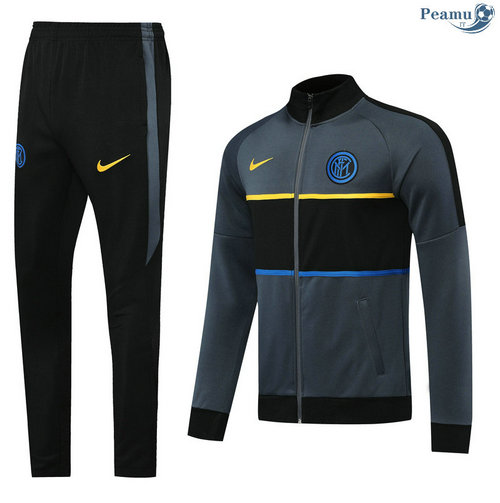Veste Survetement Inter Milan Gris 2020-2021