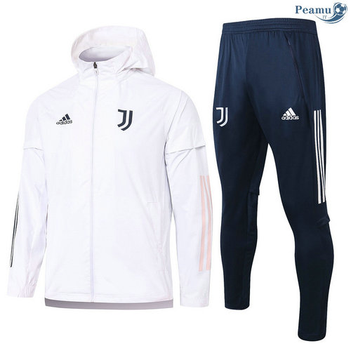 Veste Survetement A Vento Juventus Blanc 2020-2021