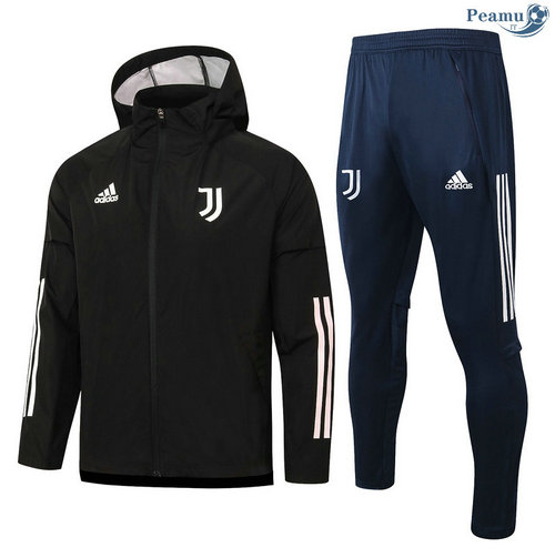 Veste Survetement A Vento Juventus Noir 2020-2021