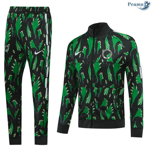 Veste Survetement Nigeria Noir/Verde 2020-2021