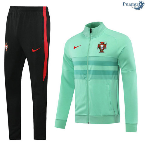 Veste Survetement Portugal Verde 2020-2021