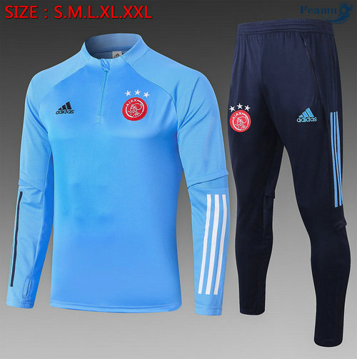 Survetement AFC Ajax Enfant Bleu clair 2020-2021