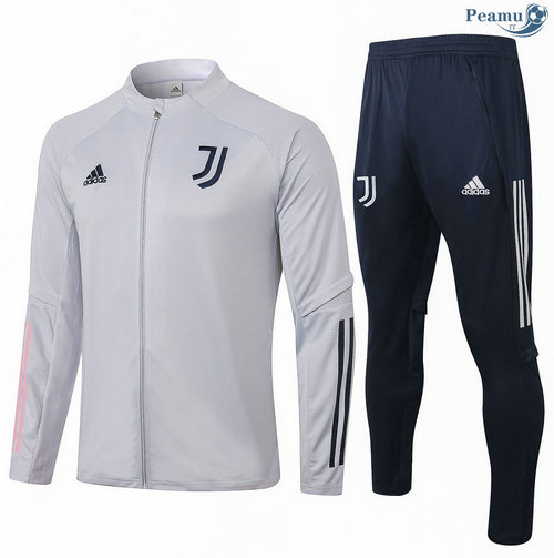 Veste Survetement Juventus Enfant Gris clair 2020-2021