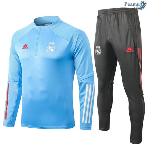 Survetement Real Madrid Enfant Bleu clair 2020-2021
