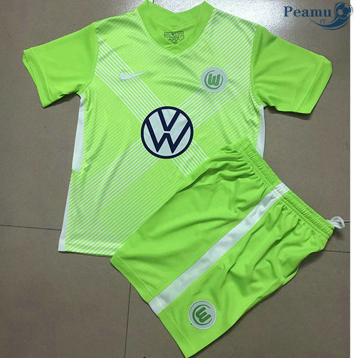 Maillot foot VfL Wolfsburg Enfant Domicile 2020-2021