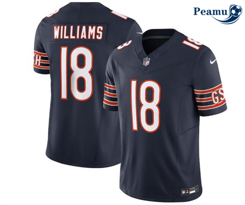 Peamu Maillot foot Caleb Williams, Chicago Bears - Navy