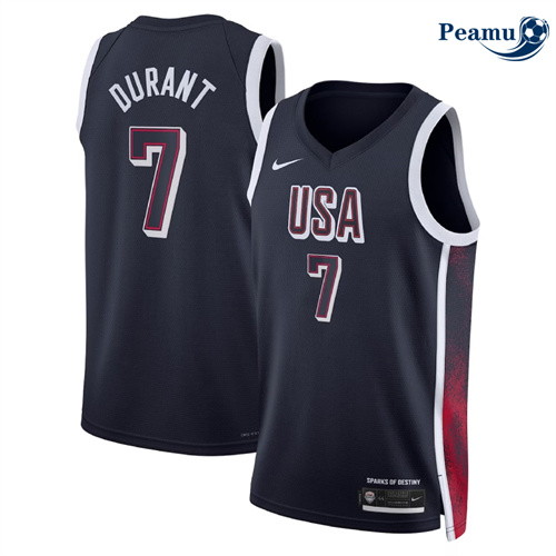 Peamu Maillot foot Kevin Durant, USA Olympics 2024/25 - Navy