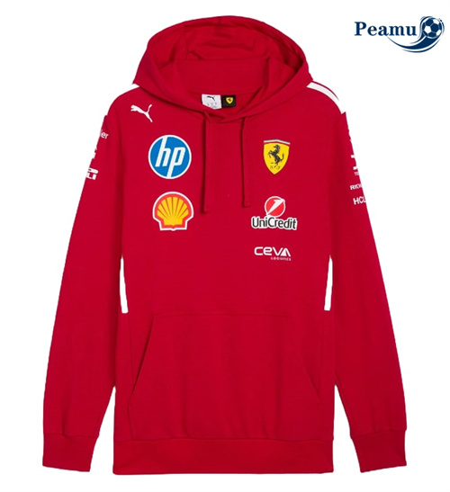 Peamu Maillot foot Sweatshirt à capuche Scuderia Ferrari 2025/26