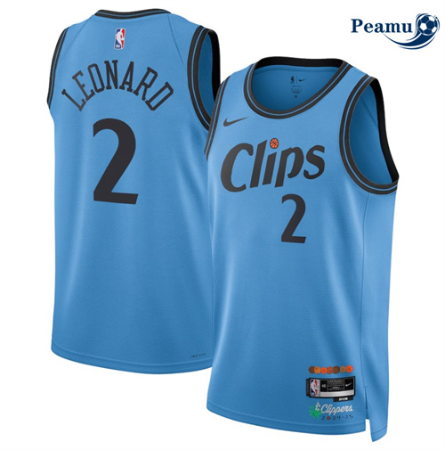 Peamu Maillot foot Kawhi Leonard, Los Angeles Clippers 2024/25 - City