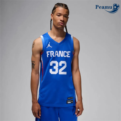 Peamu Maillot foot Victor Wembanyama, France 2024/25 - Road