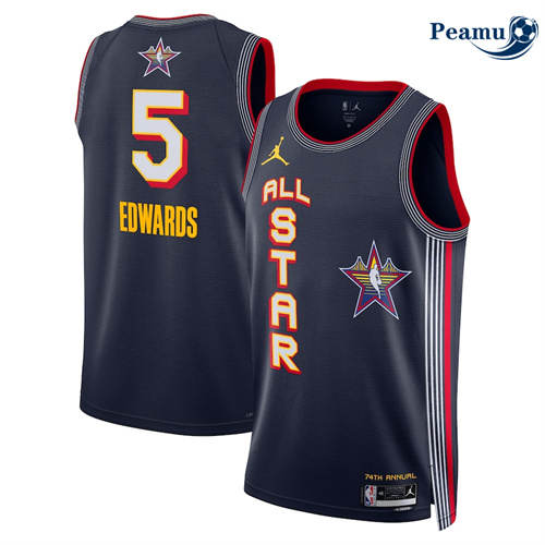 Peamu Maillot foot Anthony Edwards - 2025/26 All-Star Navy