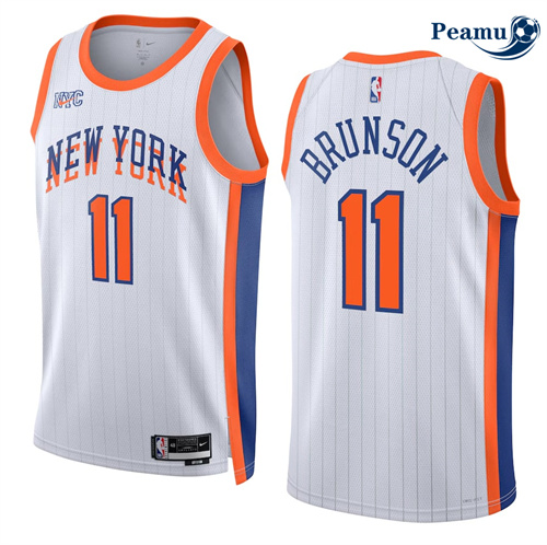 Peamu Maillot foot Jalen Brunson, New York Knicks 2024/25 - City
