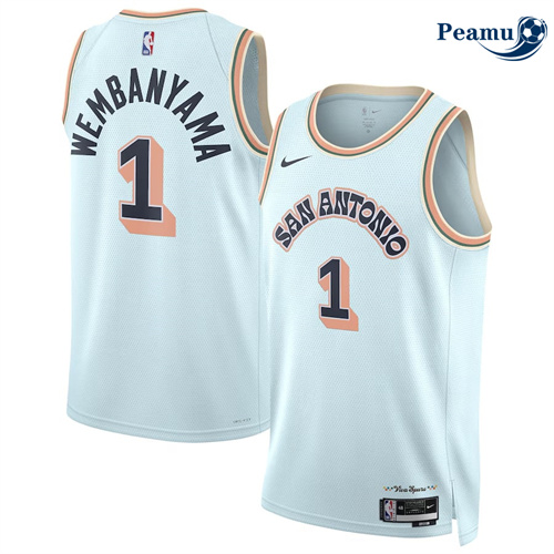 Peamu Maillot foot Victor Wembanyama, San Antonio Spurs 2024/25 - City