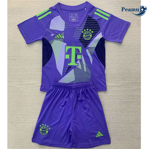 Maillot foot Bayern Munich Enfant Gardien De But Violet 2024-2025