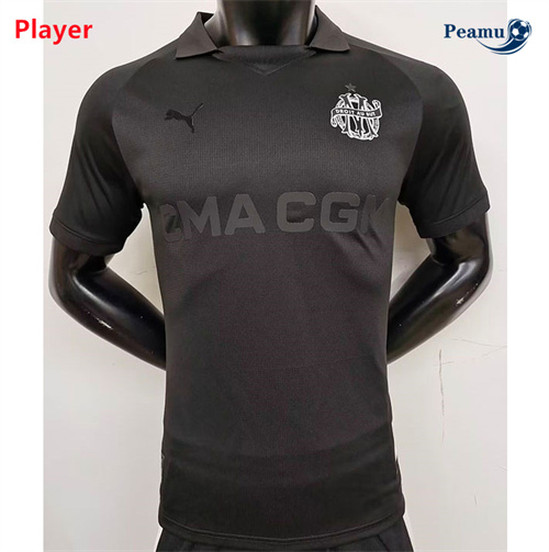 Maillot foot Marseille Player edition 125e anniversaire Noir 2024-2025