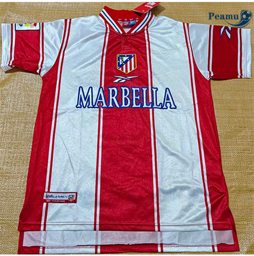 Maillot foot Retro1999-00#Atletico Madrid Domicile