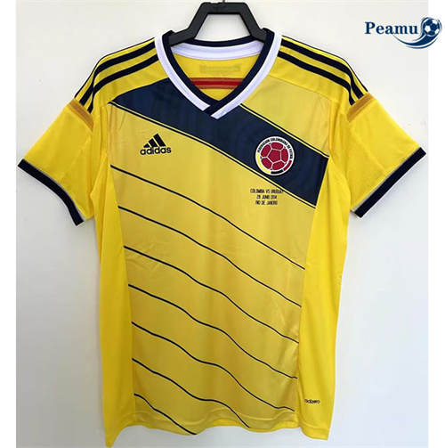 Maillot foot Retro2014#Colombie Domicile