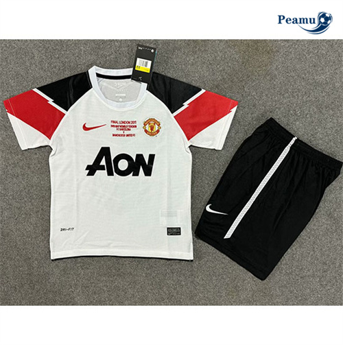 Maillot foot Retro2011-12#Manchester United Enfant Exterieur