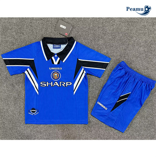 Maillot foot Retro1996-98#Manchester United Enfant Exterieur