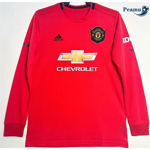 Maillot foot Retro2019-20#Manchester United Domicile Manche Longue
